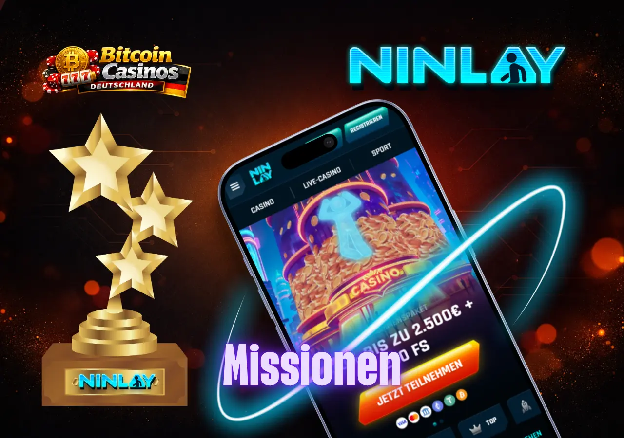 Ninlay Missionen mit Aufgaben und Belohnungen